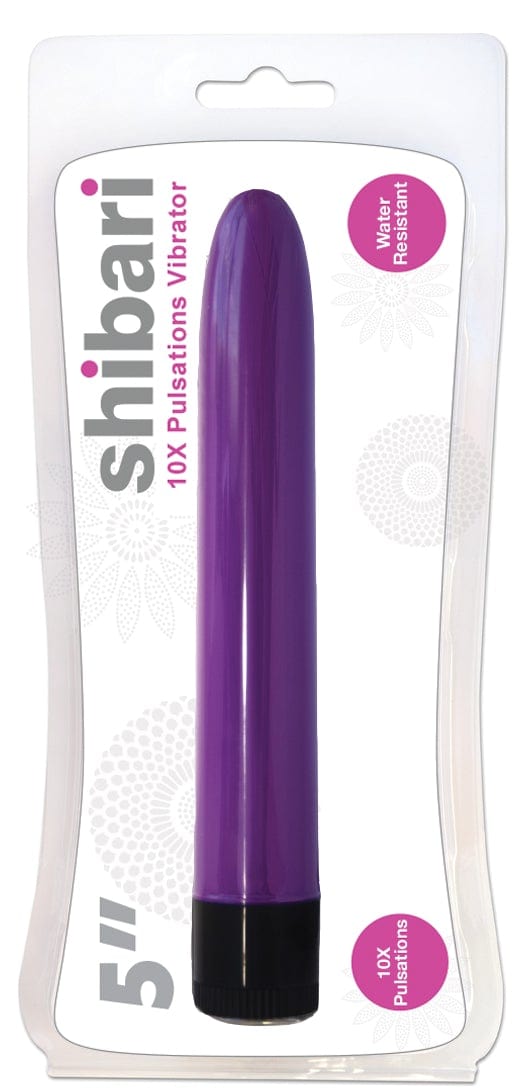 Shibari 10X Pulsations Vibrator 5in Purple for Intense Pleasure > Sex Toys > Couples Toys - Tophatter Daily Deals
