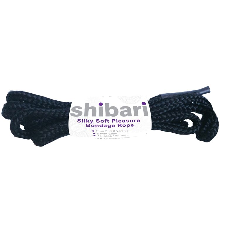 Shibari Rope Silky Soft Bondage 5 Meter Black > Bondage Gear > Rope - Tophatter Daily Deals