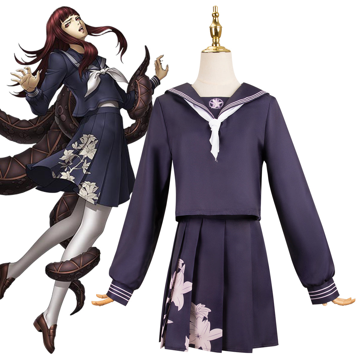 Shin Megami Tensei V Sahori Itsukishima Halloween Cosplay Costume Costume - Tophatter Daily Deals