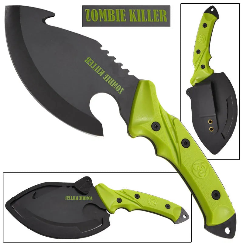 Zombie Killer Tactical Hunting Knife With Gut Hook Blade - Tophatter Daily Deals