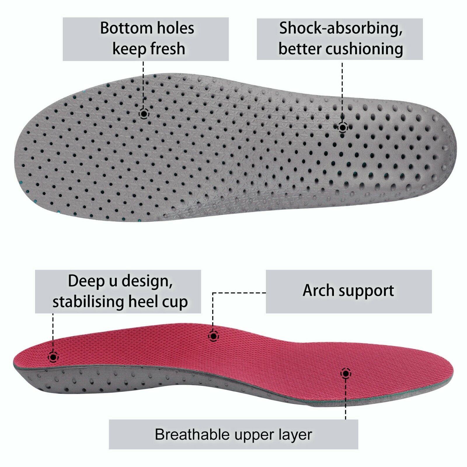 Orthotic Insoles UK - Orthotic Sports Orthopaedic Insole Shoe Inserts Adult Arch Foot Support Sports & Outdoor - Tophatter Daily Deals