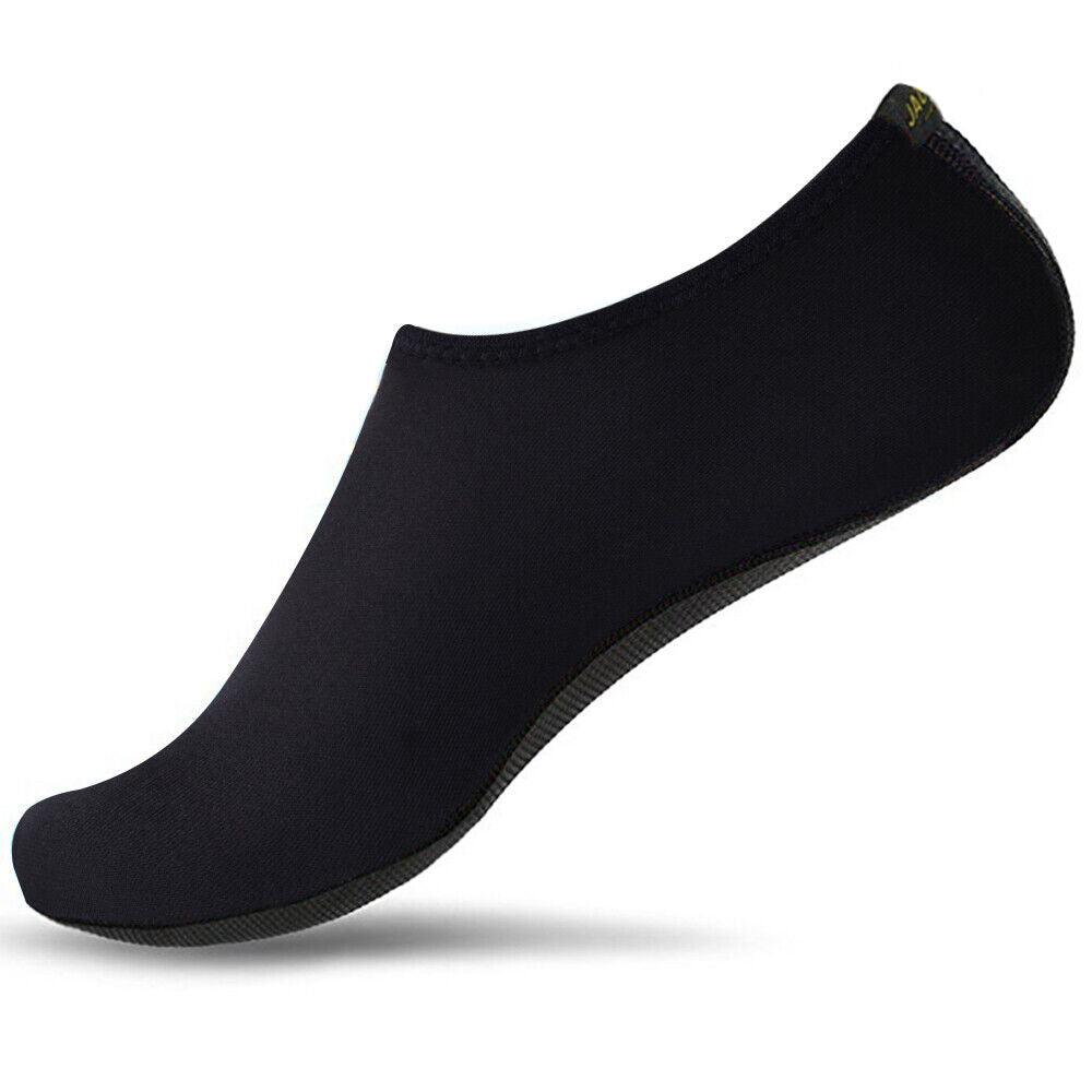 Aqua Water Shoes - Water Shocks Mens Womens Quick-dry Aqua Shoes Beach Swim Non Slip Wetsuit UK Black Sports & Outdoor - Tophatter Daily Deals
