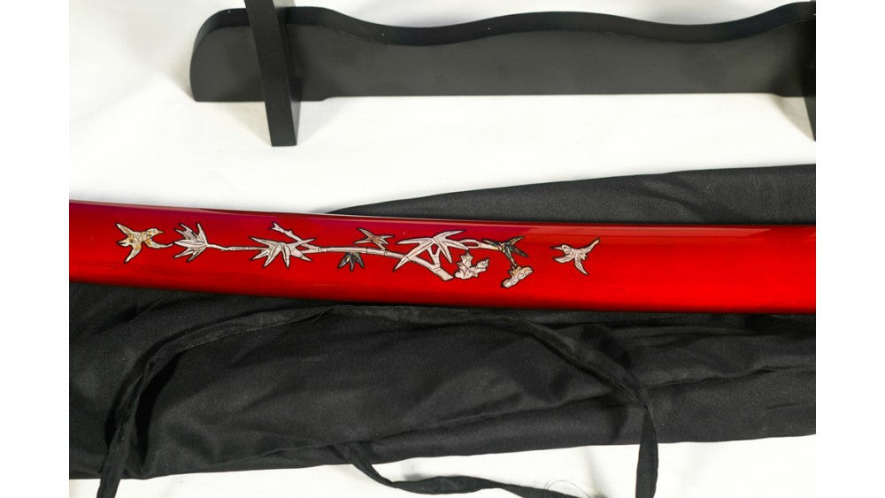 Shogun's Red Rage' Clay Tempered Wakizashi Wakizashi - Tophatter Daily Deals