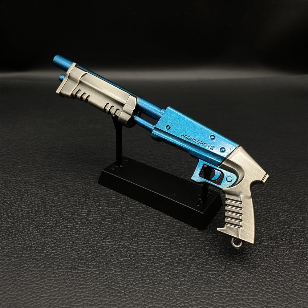 Miniature Metal Pump Shotgun 18CM/7.0" Wih Metal Stand - Tophatter Daily Deals