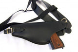 Shoulder Holster - Black Leather Holster - Tophatter Daily Deals