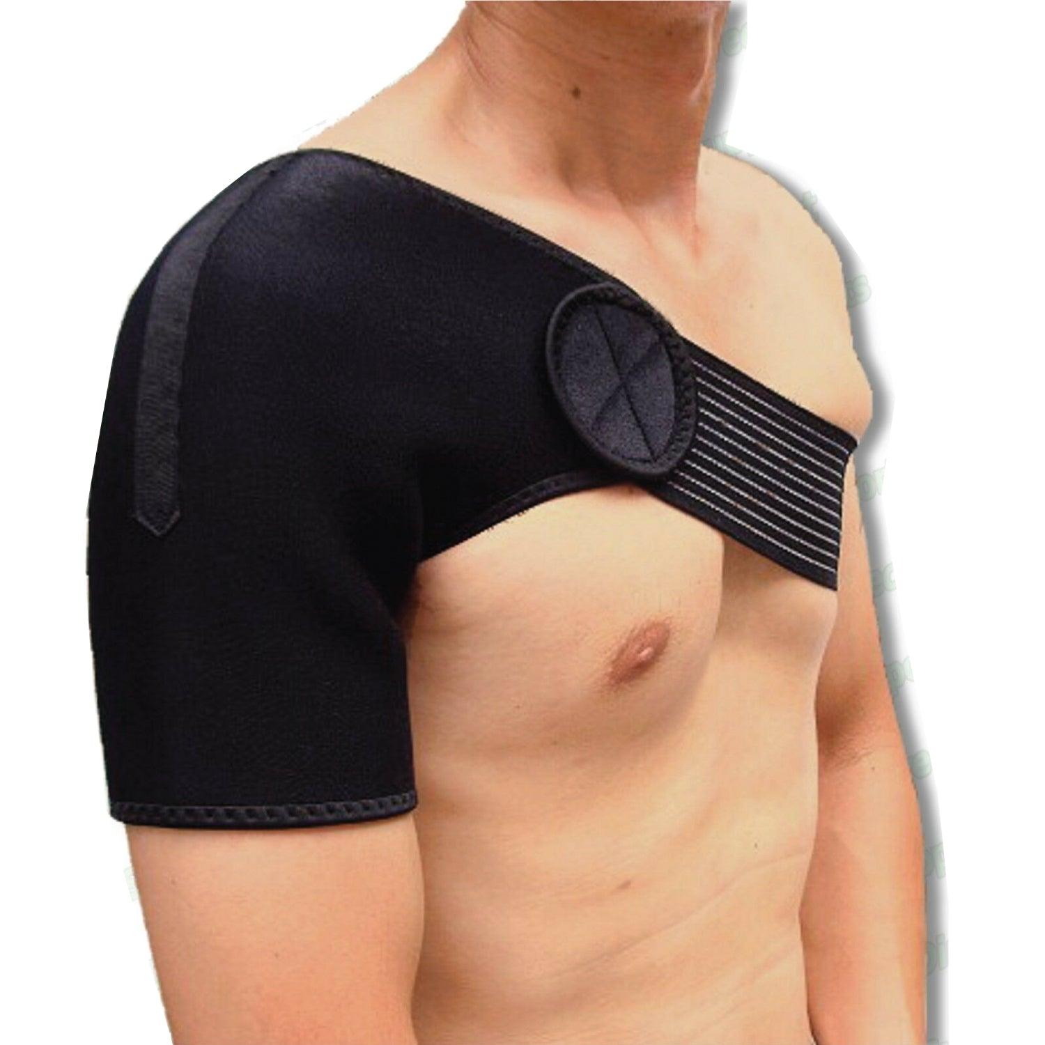 Shoulder Strap Support - Adjustable Shoulder Brace for Men and Women, Shoulder Strap Support, Frozen Shoulder Relief and Rotator Cuff Support Fits Personal Care - Tophatter Daily Deals