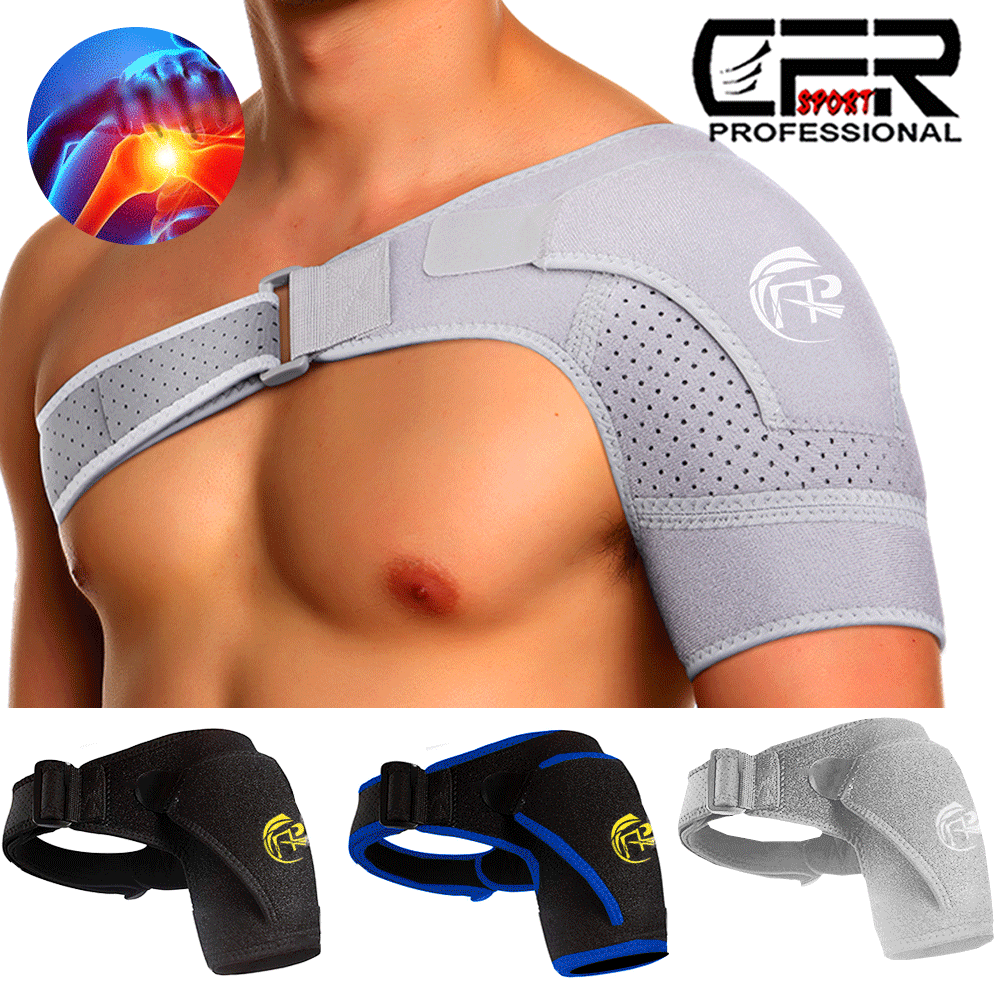 Shoulder Strap for Pain - Shoulder Support Brace Injury Strap Rotator Cuff Compression Wrap AC Joint Pain Exercise & Fitness - Tophatter Daily Deals
