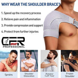 Shoulder Strap for Pain - Shoulder Support Brace Injury Strap Rotator Cuff Compression Wrap AC Joint Pain Exercise & Fitness - Tophatter Daily Deals