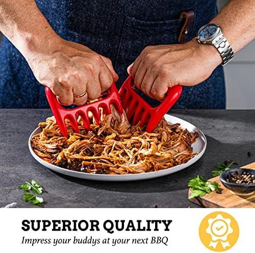 Meat Shredder Claws - Pulled Pork Shredder Claw Shredder for BBQ Red Home - Tophatter Daily Deals