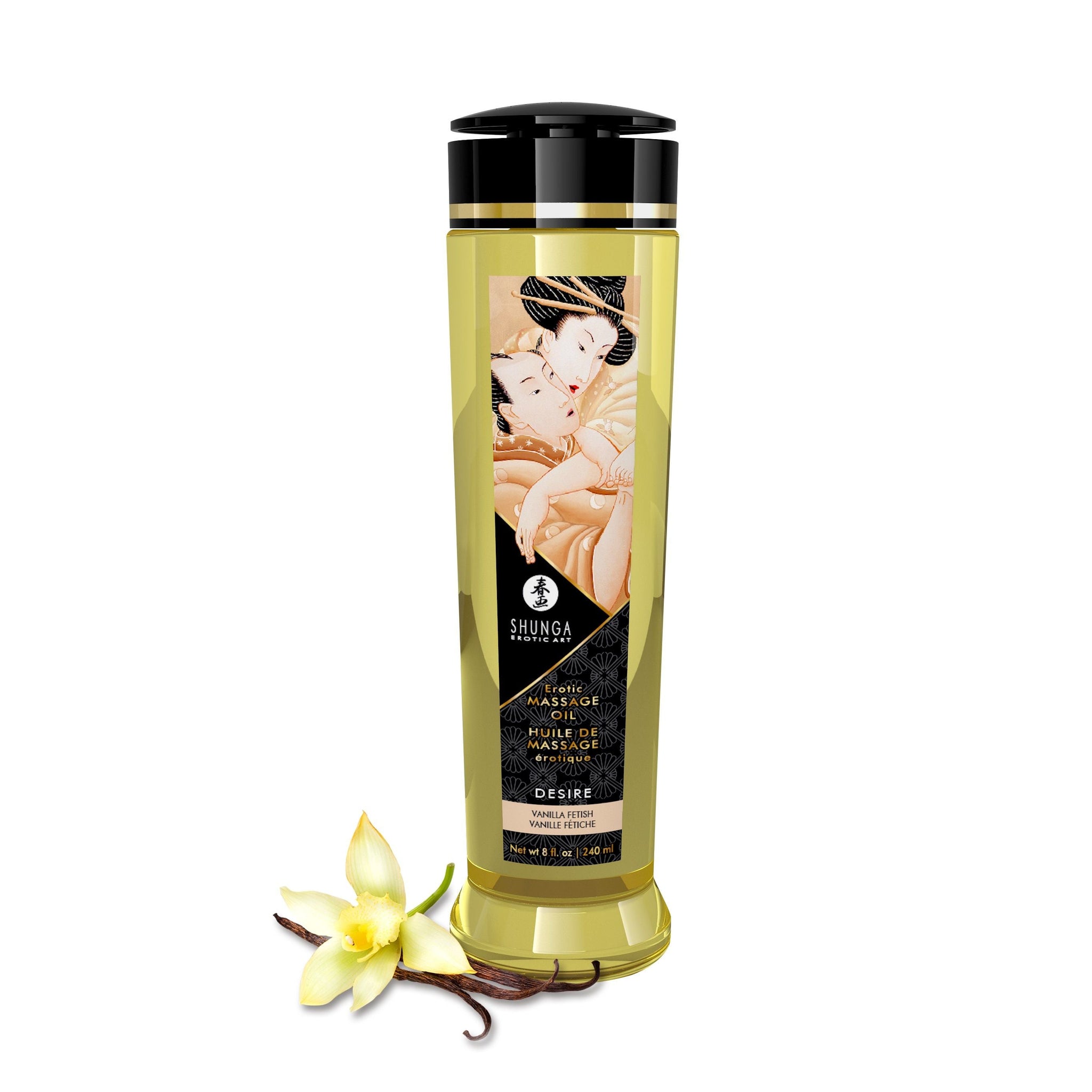 Shunga Desire Vanilla (8 Fl Oz) – Natural Massage Oil > Essentials > Massage Oil - Tophatter Daily Deals