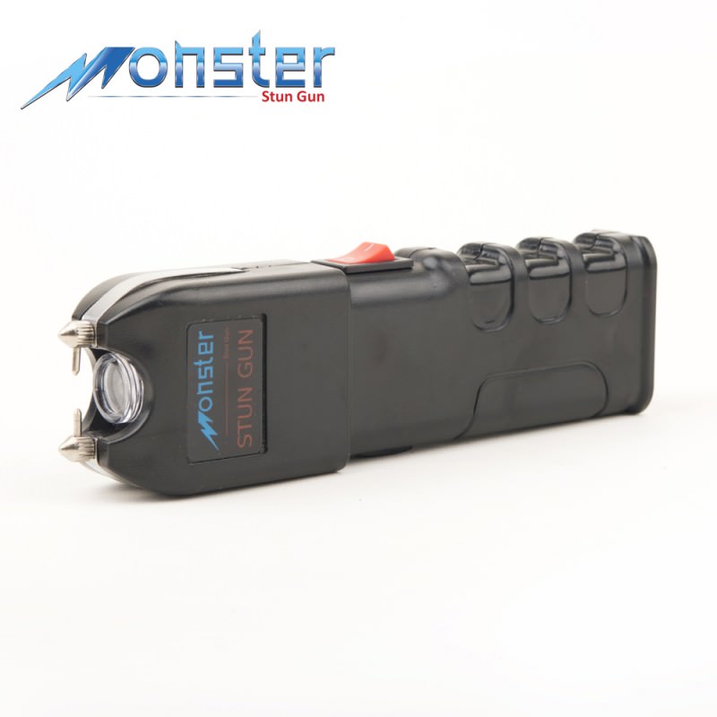 Side Impact 15,000,000 Rechargeable Stun Gun With LED Light Collectible Weapons - Tophatter Daily Deals