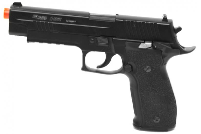 Full Metal Sig Sauer X-Five P226 CO2 Blowback Handgun 6MM Airsoft Pistol - Tophatter's Guns'N'Weapons Store Collectible Weapons - Tophatter Daily Deals