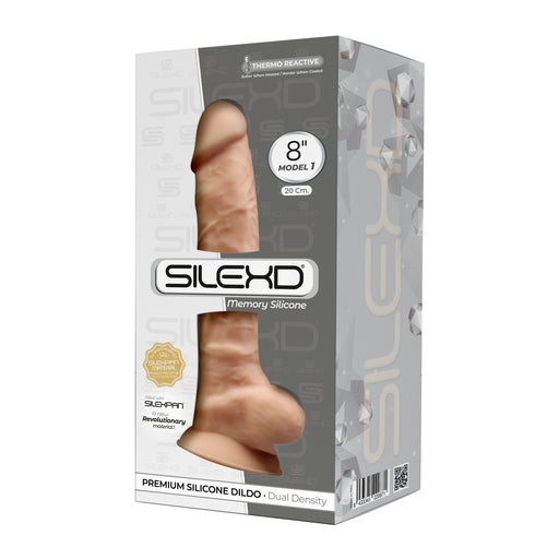Silexd 8 Inch Model 1 Dual Density Premium Silicone Dildo in Flesh > Dildos > Realistic Dildos - Tophatter Daily Deals