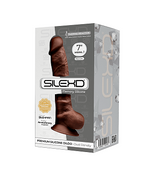 Silexd 7 Inch Model 1 Brown Premium Silicone Dildo with Dual Density Filling > Dildos > Realistic Dildos - Tophatter Daily Deals