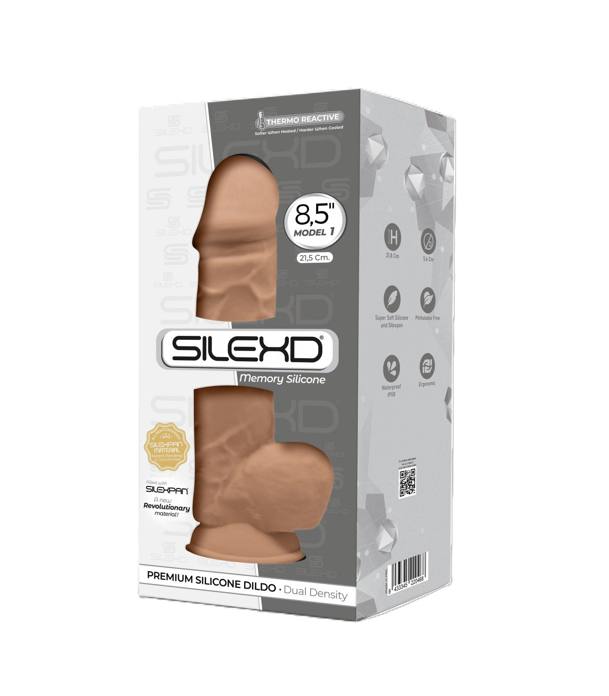 Silexd 8.5 Inch Model 1 Premium Silicone Dildo in Caramel > Dildos > Realistic Dildos - Tophatter Daily Deals