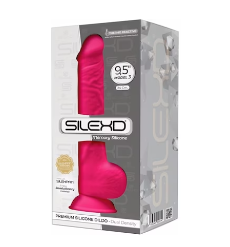 Silexd 9.5 Inch Model 3 Pink Premium Silicone Dildo with Suction Base > Dildos > Large Dildos - Tophatter Daily Deals