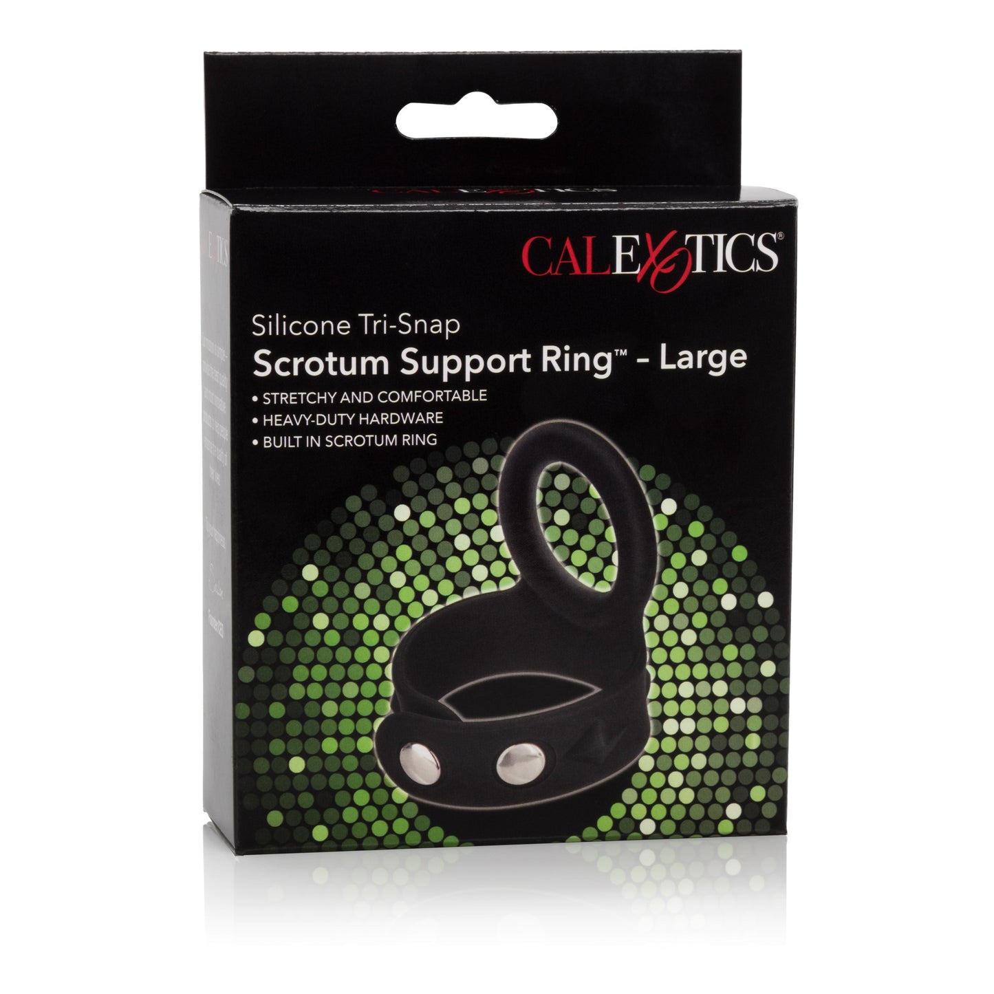 Silicone Adjustable Tri-Snap Scrotum Support Ring Large – Comfortable Silicone Support Ring > Cock Ring > Adjustable - Tophatter Daily Deals