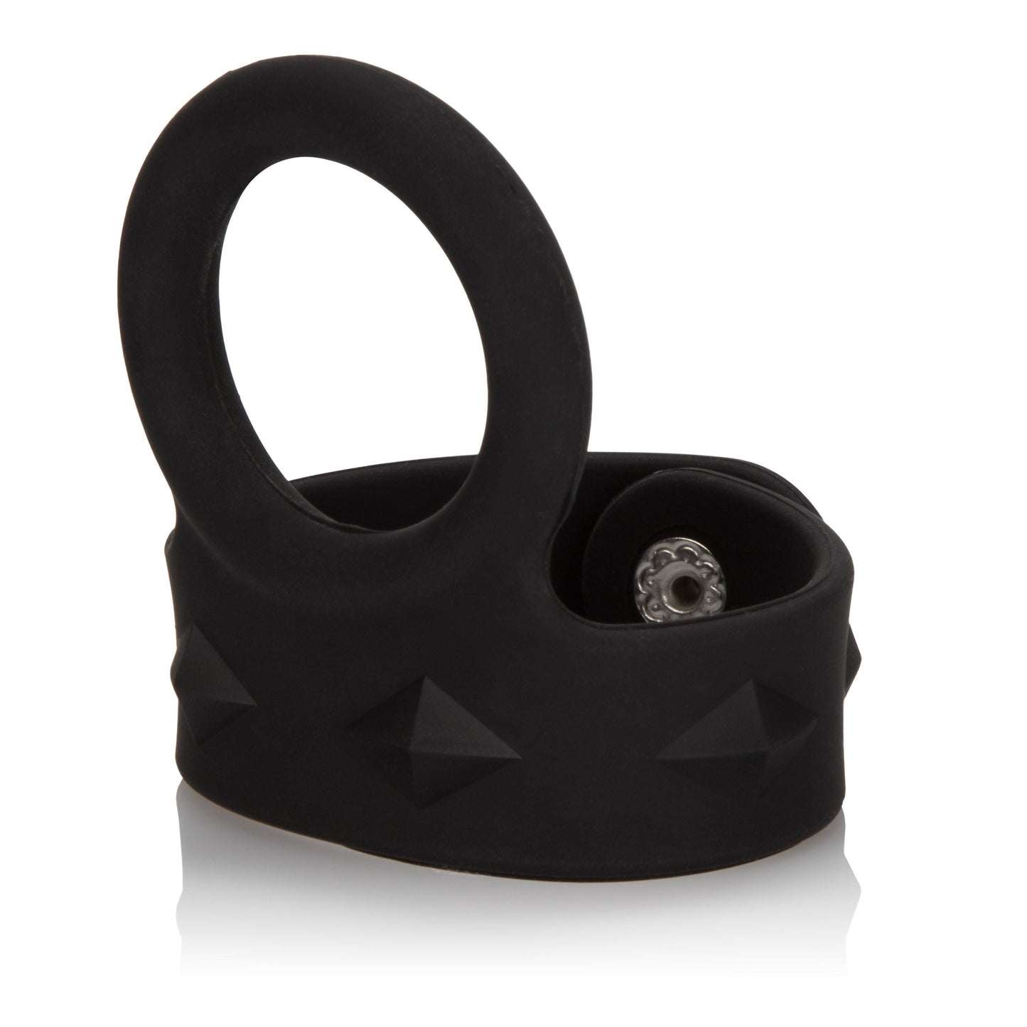 Silicone Adjustable Tri-Snap Scrotum Support Ring Large – Comfortable Silicone Support Ring > Cock Ring > Adjustable - Tophatter Daily Deals