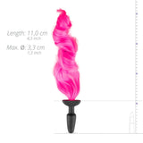 Silicone Butt Plug With Tail Pink > Anal Range > Tail Butt Plugs - Tophatter Daily Deals