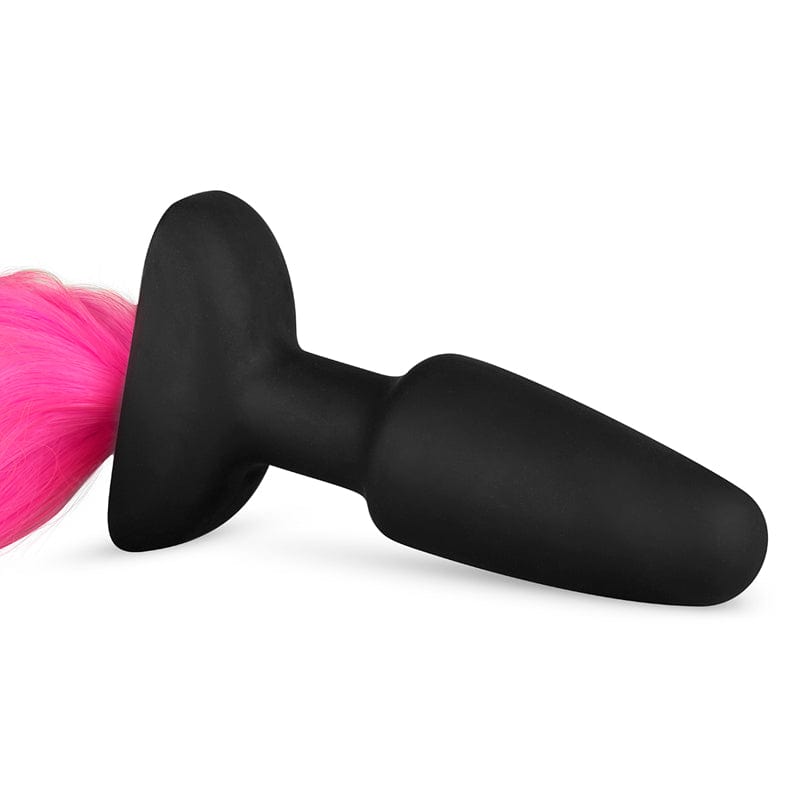 Silicone Butt Plug With Tail Pink > Anal Range > Tail Butt Plugs - Tophatter Daily Deals