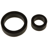 Silicone Cock Rings Double Pack Black > Cock Ring > Sets - Tophatter Daily Deals