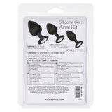 Silicone Gem Anal Kit – Set of 3 Graduated Anal Plugs > Anal Range > Butt Plug Kits - Tophatter Daily Deals