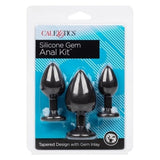Silicone Gem Anal Kit – Set of 3 Graduated Anal Plugs > Anal Range > Butt Plug Kits - Tophatter Daily Deals
