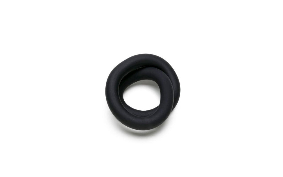 Silicone Hefty Wrap Ring 229mm Black > Cock Ring > Single - Tophatter Daily Deals