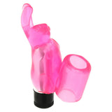 Silicone Rabbit Finger Sleeve Vibe For Discreet Pleasure > Vibrators > Finger Vibrators - Tophatter Daily Deals