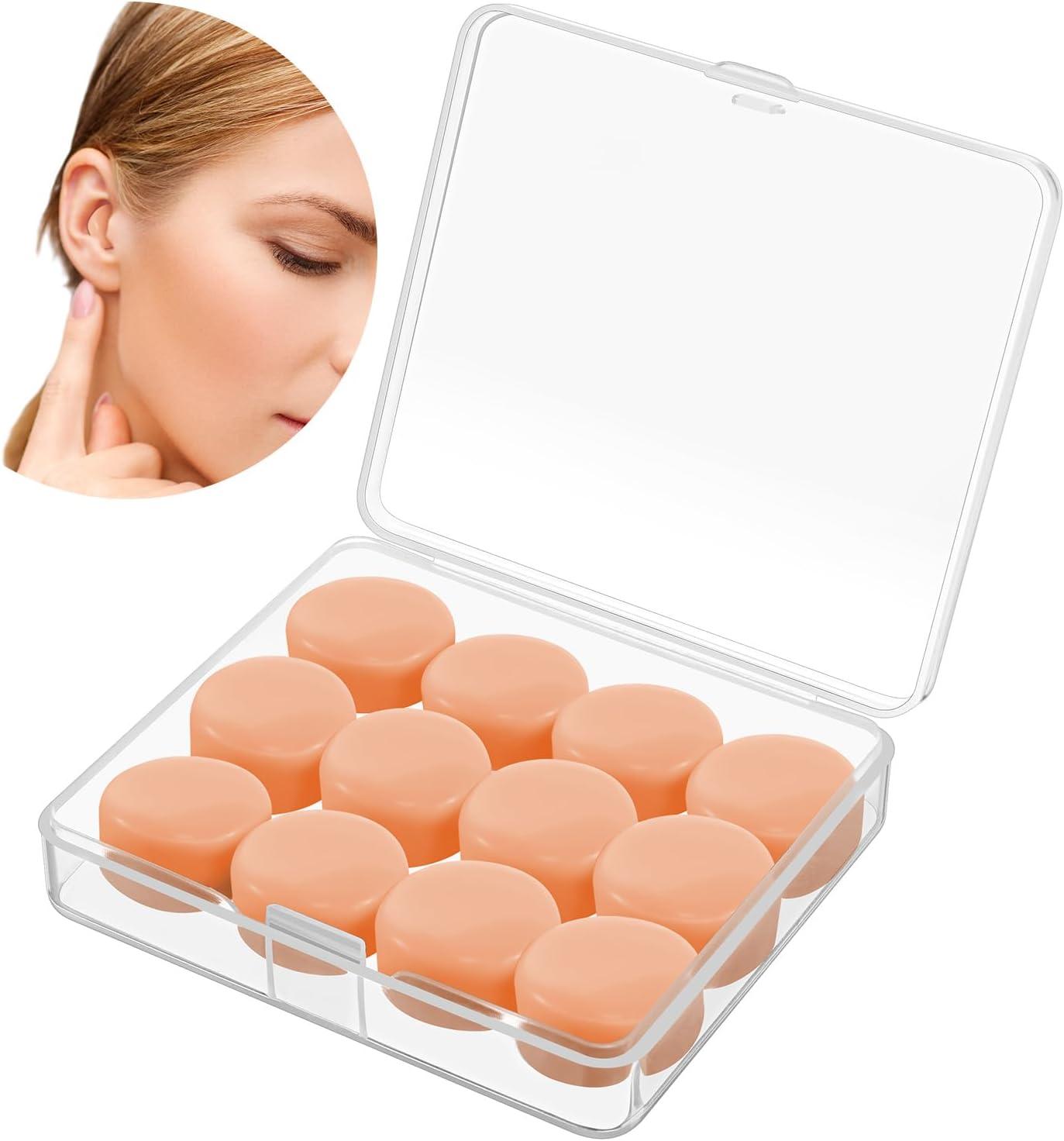 Sleep Ear Plugs Noise Canceling - 7 Pairs Silicone Ear Plugs Earplugz Defenders Sleep Noise Swimming Earplugs Personal Care - Tophatter Daily Deals