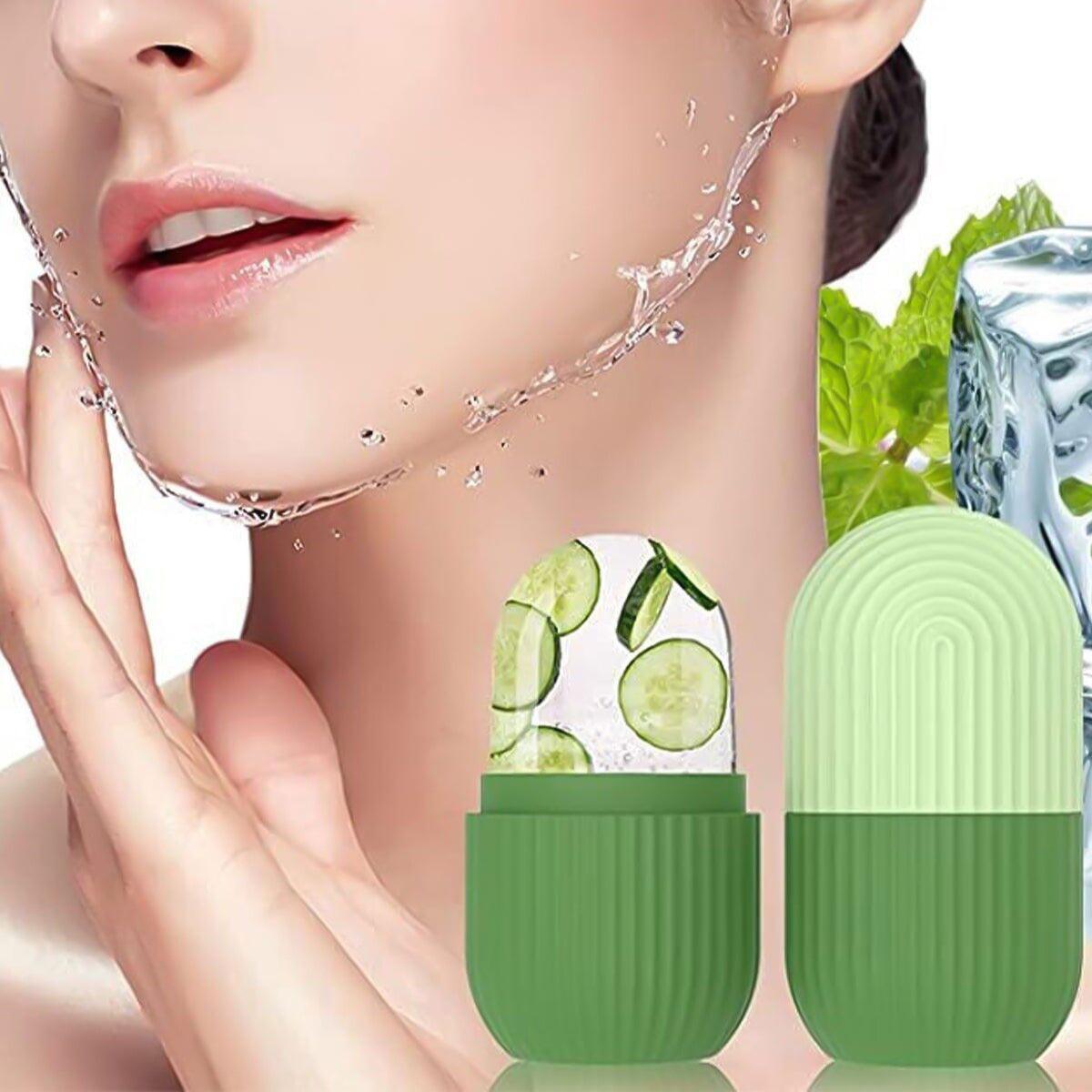 Face Roller Massager - Silicone Facial Rollers Ice Face Roller Eyes Neck Massage Roller Skin Care Health & Beauty - Tophatter Daily Deals