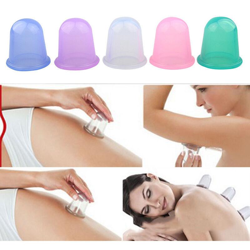 Silicone Cupping Set - Anti Cellulite Cup Massage Roller Vacuum Massage Cup Kit Body Cup Set Health & Beauty - Tophatter Daily Deals
