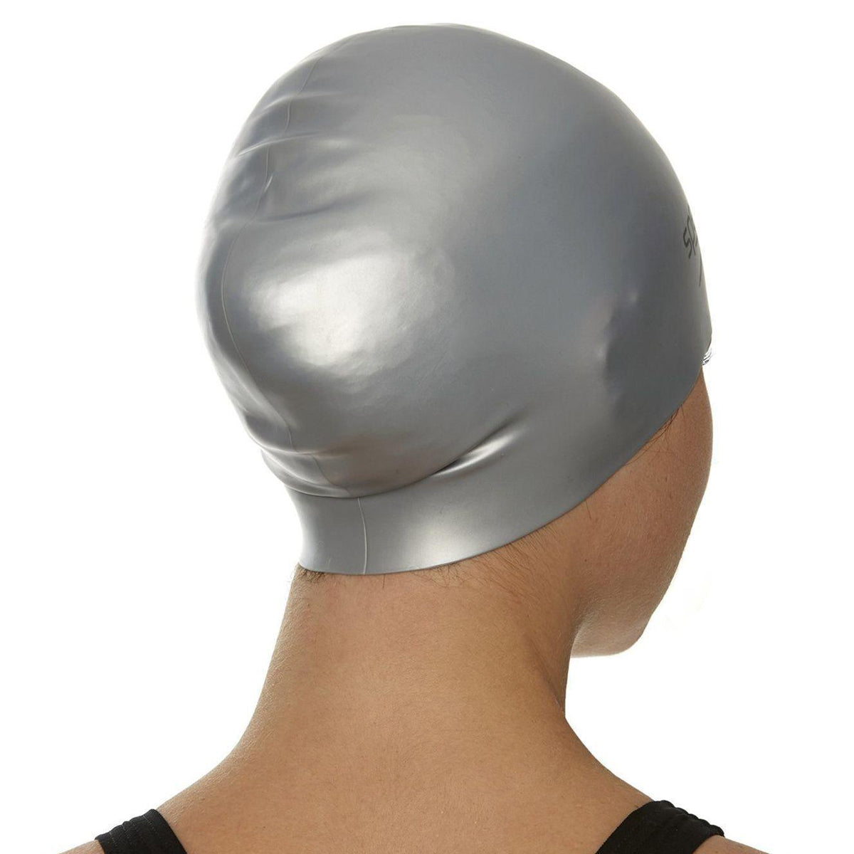 Waterproof Swimming Cap - Swimming Hat Waterproof Silicone Shower Pool Cap | High Quality Silicone Swimming Caps | One Size Fits All Grey Swimming - Tophatter Daily Deals