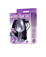 Silver Bejeweled Stainless Steel Starter Butt Plug Violet > Anal Range > Jewel Butt Plugs - Tophatter Daily Deals