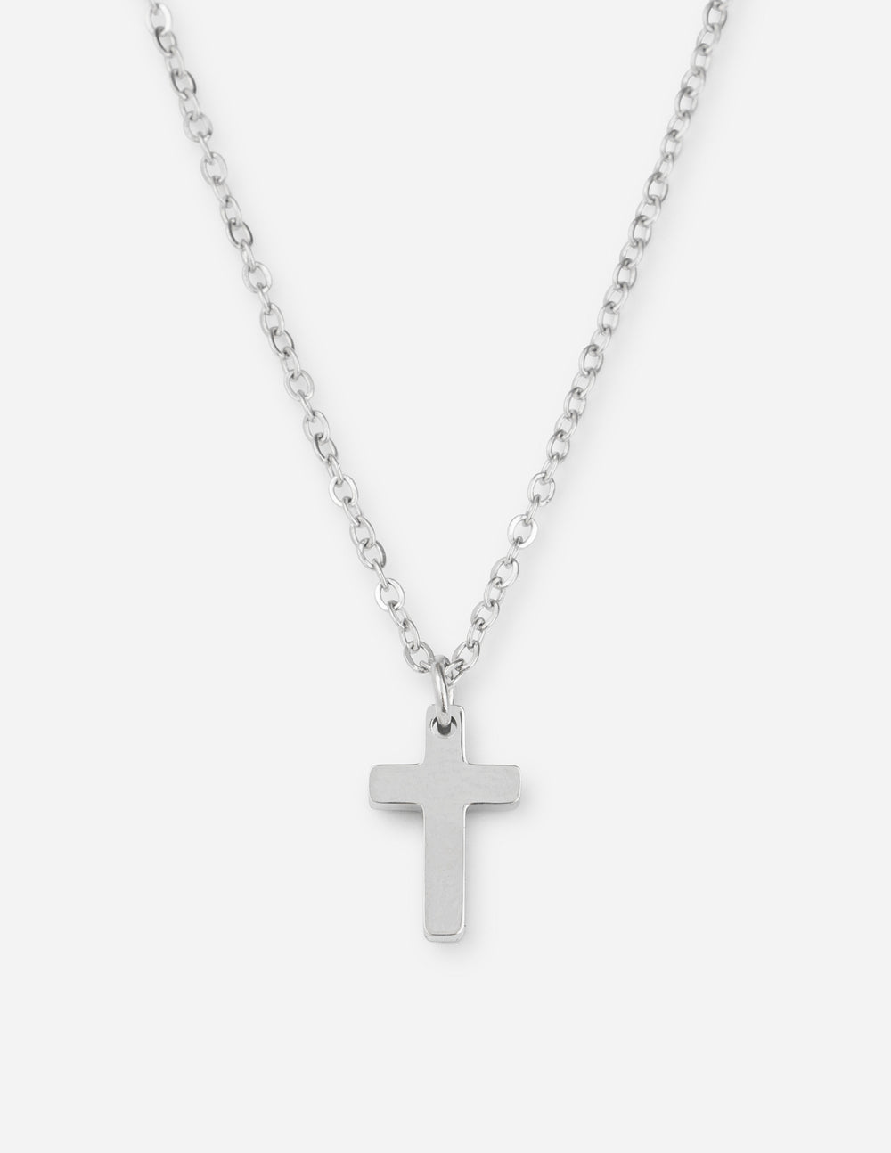Silver Cross Necklace Necklaces - Tophatter Daily Deals