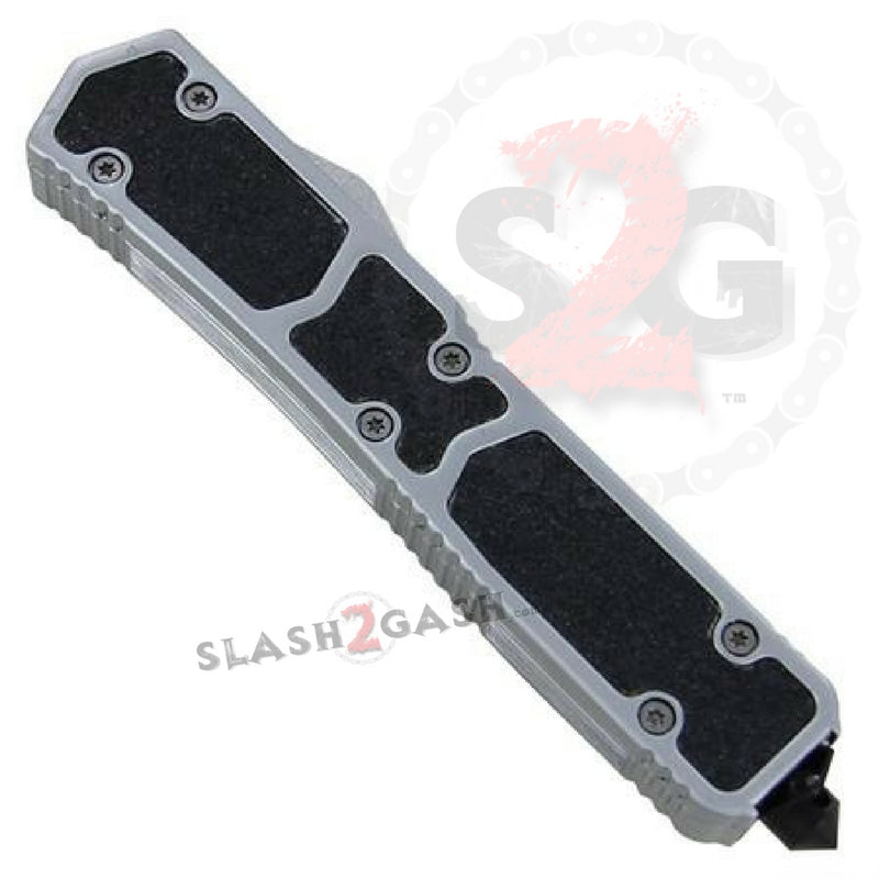 Silver Fox Dual Action OTF Automatic Knife - Single Edge Dagger w/ Sheath Knife-OTF - Tophatter Daily Deals