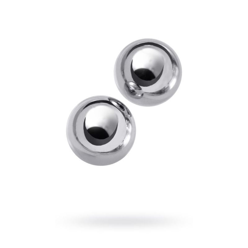 Silver Metal 2 Piece Vaginal Balls 2.5cm Adult Pleasure Toy > Sex Toys For Ladies > Kegel Exercise - Tophatter Daily Deals