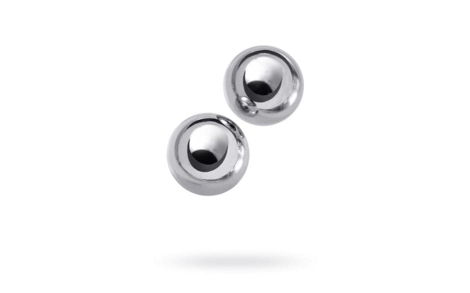 Silver Metal 2 Piece Vaginal Balls 2.5cm Adult Pleasure Toy > Sex Toys For Ladies > Kegel Exercise - Tophatter Daily Deals