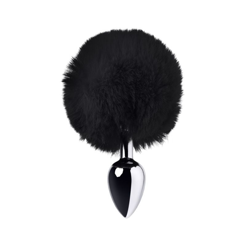 Silver Metal Anal Plug Small (Black Faux Fur) – Small Butt Plug > Anal Range > Tail Butt Plugs - Tophatter Daily Deals
