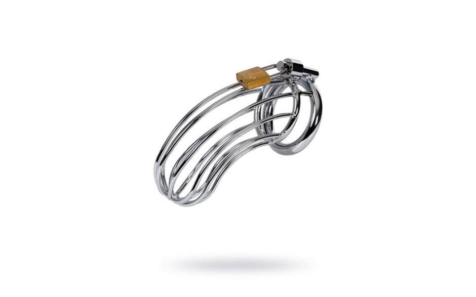 Silver Metal Birdcage Cock Cage Chastity Device > Bondage Gear > Male Chastity - Tophatter Daily Deals