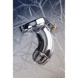 Silver Metal Cock Cage with Rings and Lock > Bondage Gear > Male Chastity - Tophatter Daily Deals