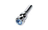 Silver Metal Urethral Plug with Sapphire Rhinestone Small > Sex Toys For Men > Sounding Rods - Tophatter Daily Deals