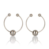 Silver Nipple Jewelry Rings Comfortable Erotic Body Jewelry > Clothes > Body Jewellery (Non Piercing) - Tophatter Daily Deals