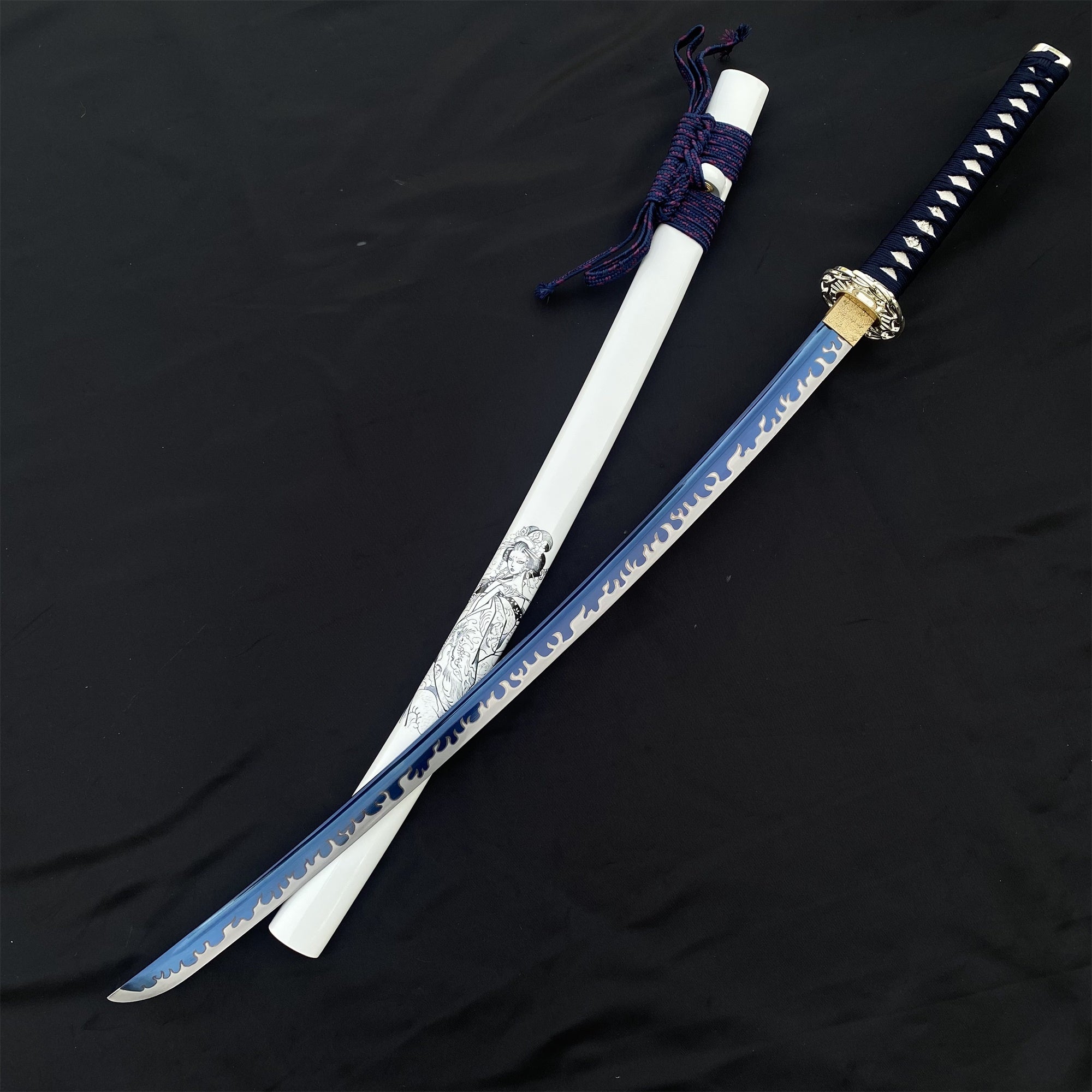 Traditional Japanese Samurai Katana-Geisha Edged (Sharp) - Tophatter Daily Deals