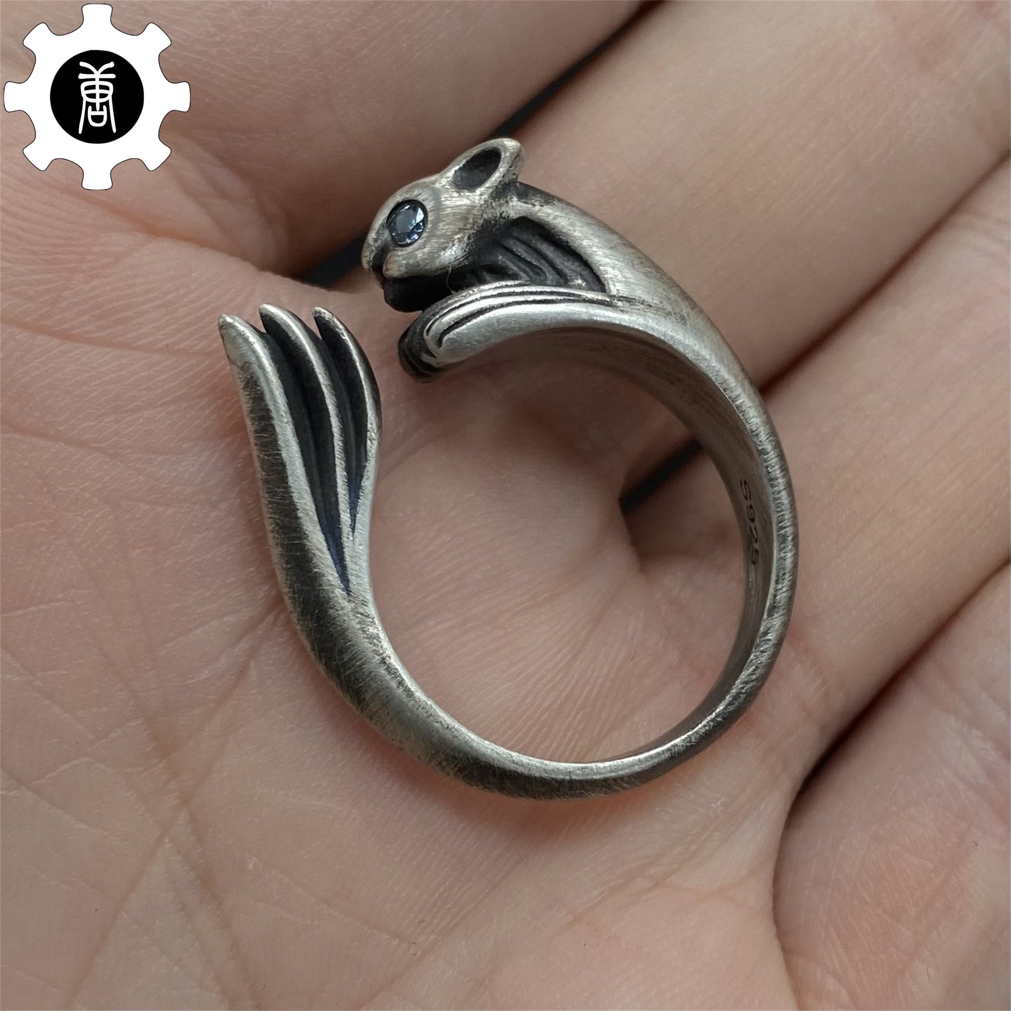 Soul Game Silvercat Ring True 925 Silver Gamer Gift - Tophatter Daily Deals