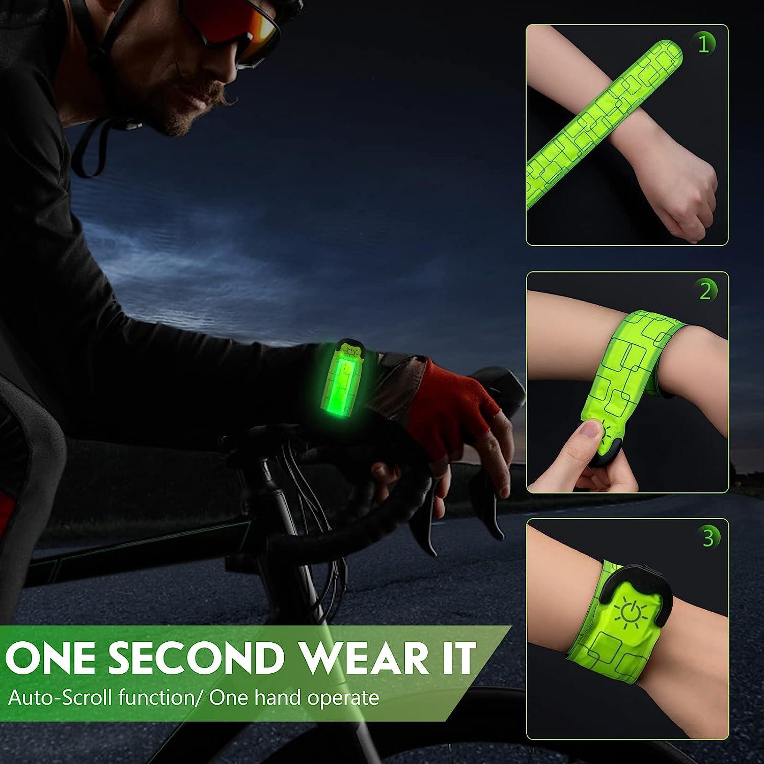 Led Armbands for Runners - 2pcs Armband Lights for Running USB Rechargeable Sports & Outdoor - Tophatter Daily Deals