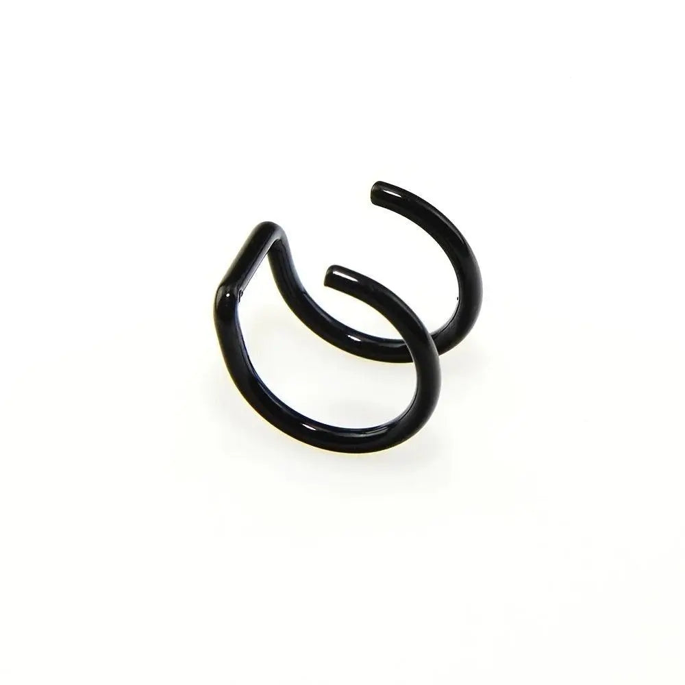 Simple U-shaped Lip Ring Ear Clip Multipurpose Jewelry For Women 1 Pc Y2K - Tophatter Daily Deals