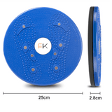 Exercise Twist Board - Waist Disc Board Twister Aerobic Exercise Foot Massage Fitness Reflexology Magnets Simply Fit Board Waist Torsion Disc Exercise & Fitness - Tophatter Daily Deals