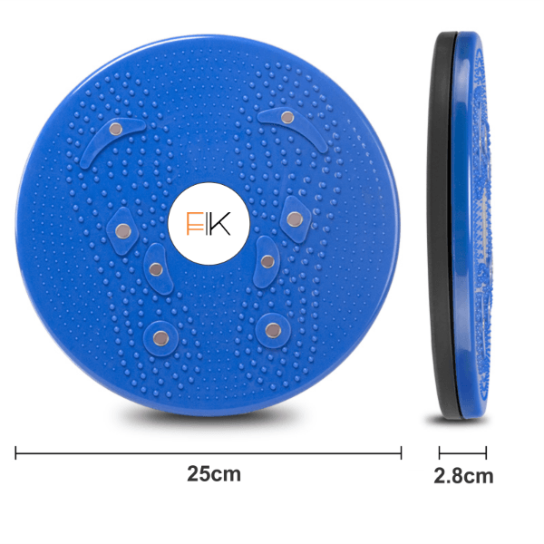 Exercise Twist Board - Waist Disc Board Twister Aerobic Exercise Foot Massage Fitness Reflexology Magnets Simply Fit Board Waist Torsion Disc Exercise & Fitness - Tophatter Daily Deals