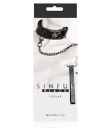 Sinful Black Collar > Bondage Gear > Collars & Leashes - Tophatter Daily Deals